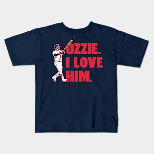 Ozzie Albies I Love Him Kids T-Shirt